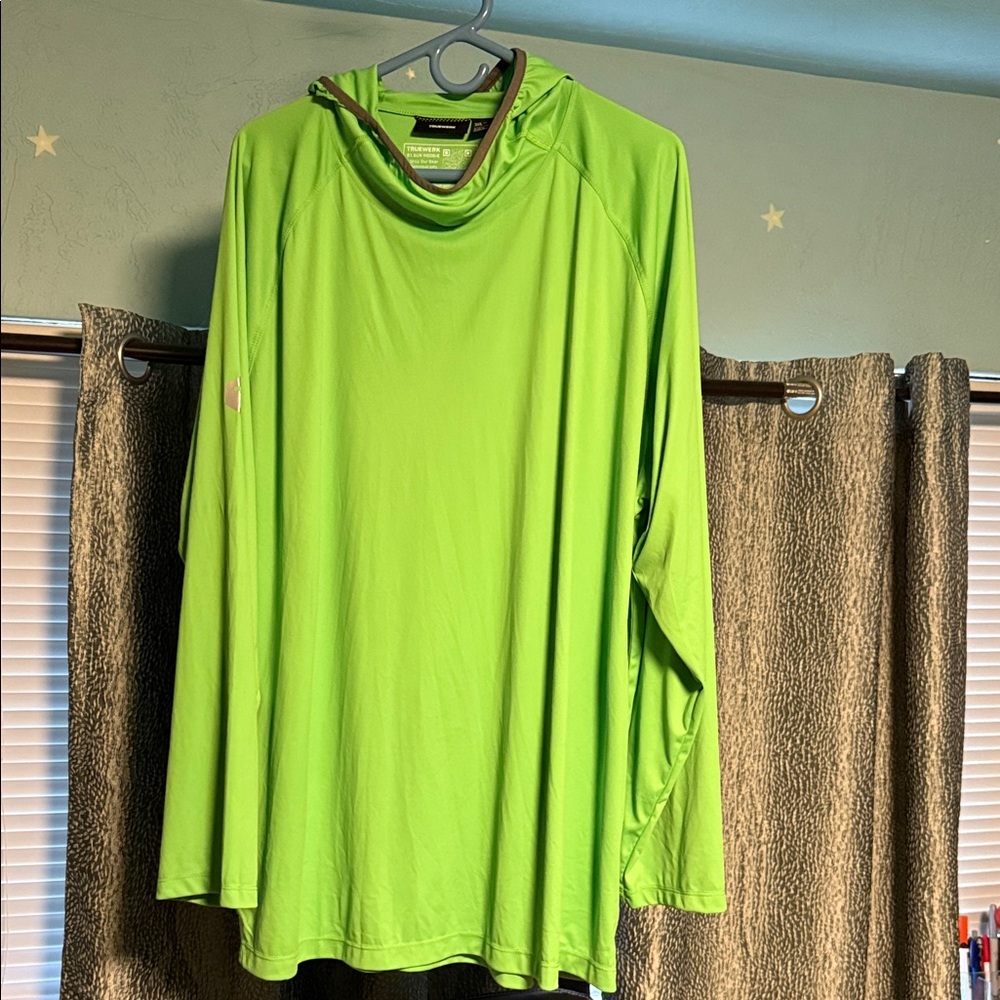 Truwerk Mens B1 sun hoody hi-viz green 3xl